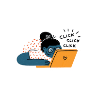 Work From Home Typing Sticker by Passion Planner