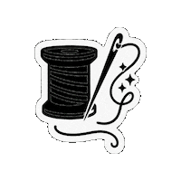 Foeicollective sewing foei foei collective naald Sticker