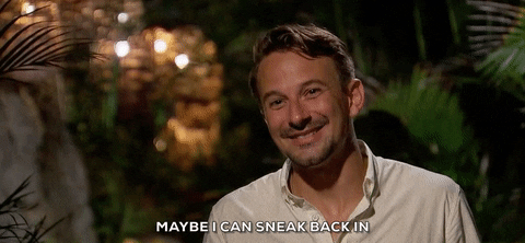 Maybe I Can Sneak Back In Season 3 GIF by Bachelor in Paradise