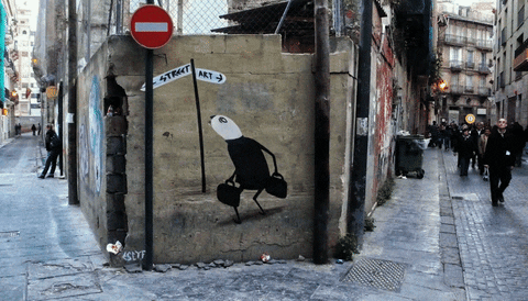 street art GIF by A. L. Crego