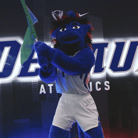 DePaulBlueDemons giphyupload flags depaul dibs GIF
