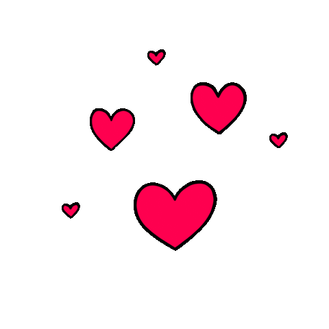 in love hearts Sticker by Rafs Design