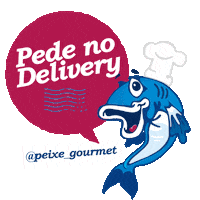 PGourmet peixe peixegourmet domarparasuamesa pedenodelivery Sticker