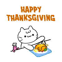 Happy Thanks Giving Sticker by Mikitti