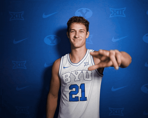 College Basketball Sport GIF by BYU Cougars