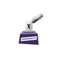 danskungdom stem demokrati ungdom duf Sticker