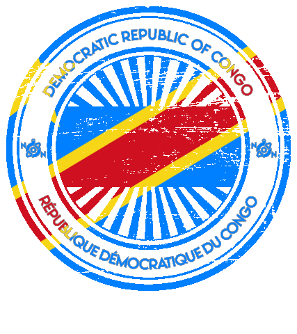 Democratic Republic Of Congo Noir Sticker by NoirNomads