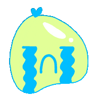 Sad Loop Sticker by Digital Pratik