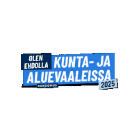 Kuntavaalit Sticker by Pohjanmaan Kokoomus
