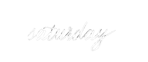 Lettering Saturday Sticker