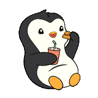 Hungry Joey Chestnut Sticker by Pudgy Penguins