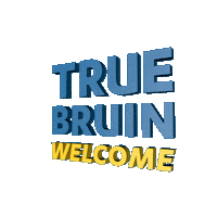 blue and gold hannah Sticker by UCLA