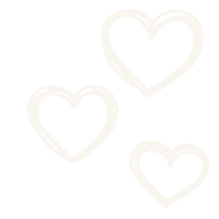 Heart 白 Sticker