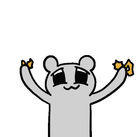 New Year Bear Sticker