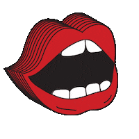 wordofmouthtruck vegan mouth vegan food word of mouth Sticker