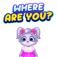 Where Are You Hello Sticker by Lucas and Friends by RV AppStudios
