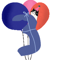 Cat Birthday Sticker by asmawm