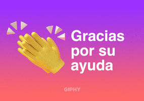 Gracias Por Su Ayuda GIF by GIPHY Cares