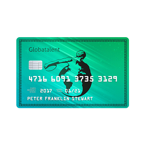 Card Visa Sticker by Globatalent
