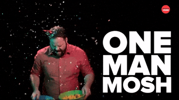 One man mosh