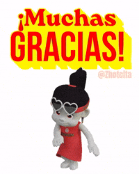 Muchas Gracias GIF by Zhotcita
