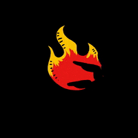 Dibujera fire woman black power GIF