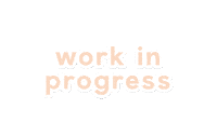 Work In Progress Wip Sticker by Gaelle Paulette