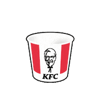 Chicken Bucket Sticker by KFC Austria