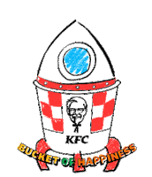 Fried Chicken Sticker by KFC Singapore