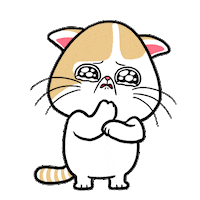 Sad Cat Sticker by Kcomics