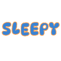 Tired Good Night Sticker by Animanias