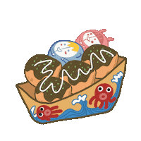 Hungry Illustration Sticker