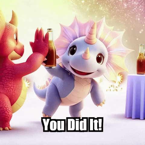 Friendship Success GIF by Divineasaur