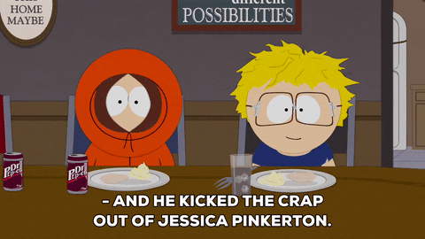 kenny mccormick fight GIF by South Park 