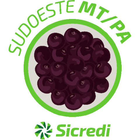 sicredisudoestemtpara giphyupload sicredi sicredi sudoeste açaí sicredi Sticker