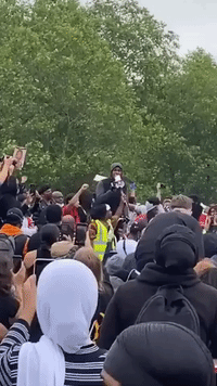 John Boyega Addresses Black Lives Matter Protesters in Hyde Park