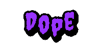 Dope Sticker by hamlet