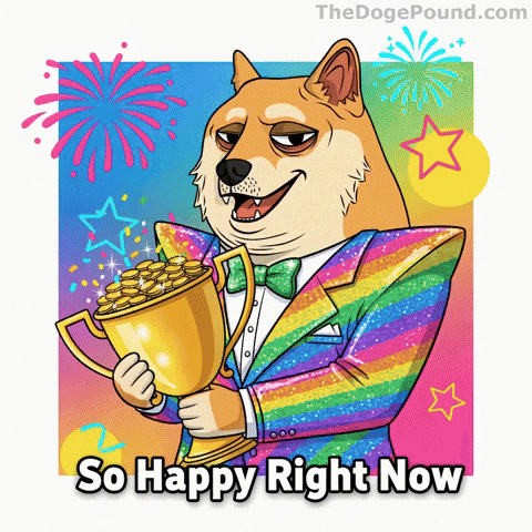 Happy To The Moon GIF by Doge Pound