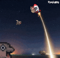 Space X Pixel GIF