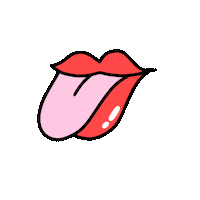 Lips Tongue Out Sticker by Sophie Rose Brampton