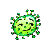 Emoji Corona Sticker