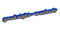 Good Night - Wanhedr Sticker