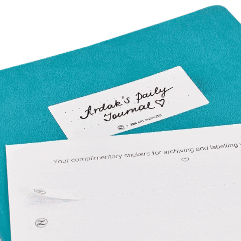 ZenARTSupplies giphygifmaker planner journal notebook GIF