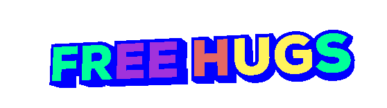 Free Hugs Sticker by GIPHY Text