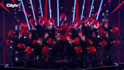 funkyverse giphyupload dance tv fire GIF