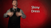 sign language shiny dress GIF by Sign with Robert