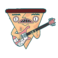 Food Jamming Sticker by Clemens Den Exter