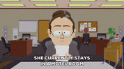 woman office GIF by South Park 