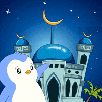Pray Eid Al Fitr GIF by Pudgy Penguins