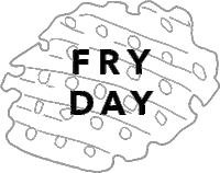 friday fries Sticker